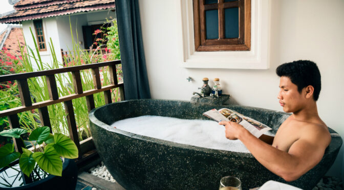 al fresco tub